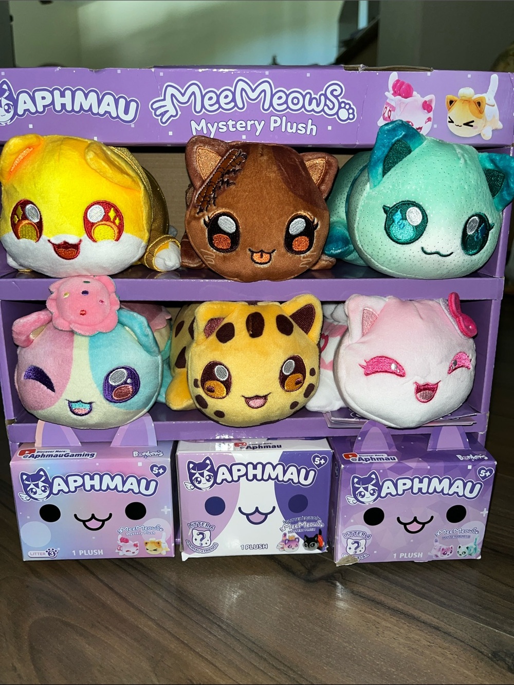 Aphmau Meemeows Set of 6 Mystery Plush! NEW!